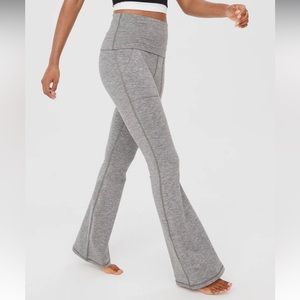 OFFLINE By Aerie The Hugger High Waisted Foldover Flare Legging size small